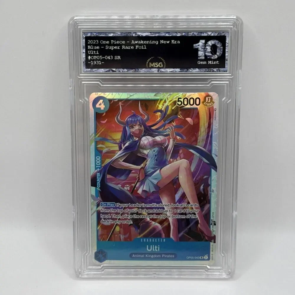 One Piece CG 4 Ulti OP05-043 Awakening of the New Era Super Rare Graded 10 Gem